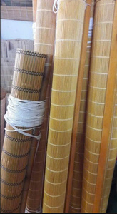 Bamboo Roll-Up <b>Curtains</b> Natural Straw <b>Panels</b> for Outdoor Pavilions and Garden Structures Vietnam - Product Image 2