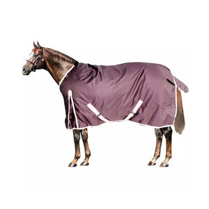 Abrigo y alfombra de equitación de invierno Nuevo 600 Denier Ripstop Turnout con relleno de algodón y forro de nailon - Product Image 2