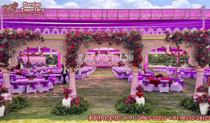 Puerta de entrada para invitados de Boda del sur de la India, decoración de bienvenida de boda hindú con elefantes, decoración de boda real, entrada de EE. UU. - Product Image 5