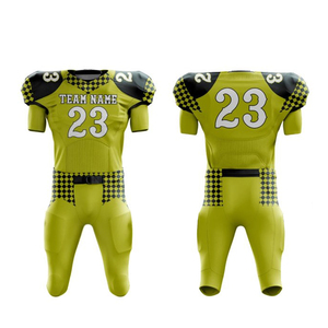 Venta caliente logotipo personalizado corto impreso peso ligero uniforme de fútbol americano 100% Material de poliéster ropa deportiva transpirable - Product Image 6