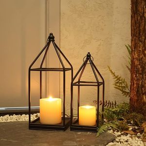 Premium Black Decorative Handmade Metal <b>Lantern</b> in Best Price From India For Wedding Restaurant Hotel Decoration - Product Image 2