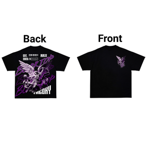 OEM personalizado de alta calidad Boxy camisetas de gran tamaño Rhinestone algodón Streetwear recortado cuello redondo lavado sucio desgastado hombres camiseta - Product Image 4