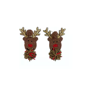 Pendientes de cuentas en forma de coche hechos a mano, joyería de moda Bohemia, Pendientes colgantes de helado DIY para mujer - Product Image 2