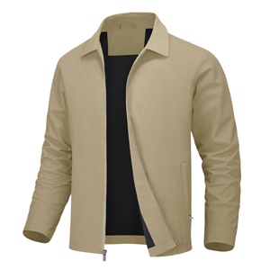 Streetwear de luxe vestes pour hommes toile lourde logo personnalisé coton vierge fermeture éclair homme vestes Vintage respirant travail veste pour homme - Product Image 1
