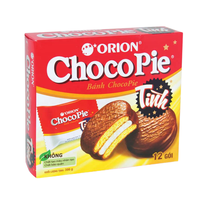 Vente chaude en gros Orion Choco Pie 396g-biscuits enrobés de chocolat-biscuits au chocolat