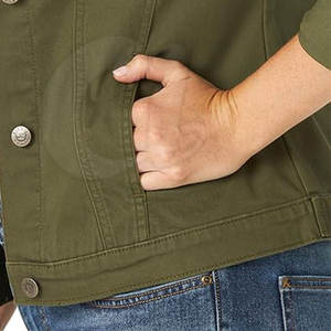 แจ็กเก็ตยีนส์ของผู้หญิงแจ็กเก็ตยีนส์ของปากีสถานดีไซน์ใหม่ - Product Image 4