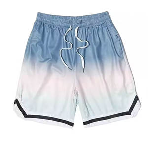 Verano en blanco sublimación 100% poliéster fábrica atlética personalizado Hombre Pantalones cortos impresión Digital Hombre Ropa al por mayor envío de la gota - Product Image 5