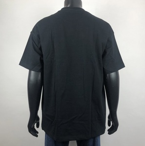 T-shirts à col rond en molleton de coton épais pour hommes Impression personnalisée de haute qualité respirante Motif à carreaux vierge - Product Image 4