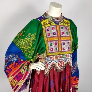 2025 nueva llegada vestido Kuchi afgano de moda para damas de manga larga ropa de fiesta Maxi Afghani elegante encaje ecológico - Product Image 2