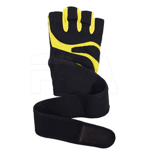 Gants d'entraînement en néoprène pour le sport pour hommes et femmes avec logo personnalisé Gants de fitness en cuir réglables pour l'haltérophilie - Product Image 3
