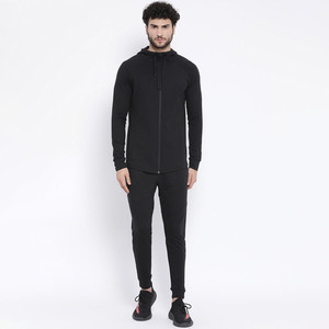 Sudaderas con capucha y pantalones para hombre, chándal masculino con logotipo personalizado y cremallera, venta al por mayor - Product Image 1