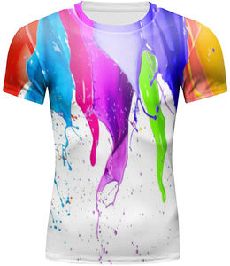 Top Designs T-shirt de commande en gros léger et durable Transfert de chaleur d'impression numérique surdimensionné pour les t-shirts Sublimation Ringer - Product Image 6