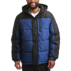 Chaqueta de Plumón para Hombre, Estilo Urbano, con Capucha, Cierre, Resistente al Agua, Abrigada, para Invierno - Product Image 5