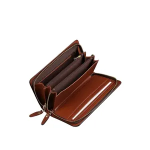 Cartera de Cuero Larga para Hombre, Tipo Clutch, para Viaje - Product Image 2