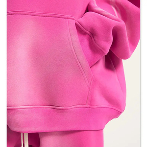 Sweat à capuche pour femme en polyester coton vintage délavé singe délavé tie dye Vente en gros poids lourd streetwear sweat à capuche pour femme - Product Image 5