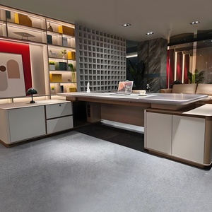 Modern Eco Friendly L Shaped Office <b>Desk</b> Modular Wooden Executive Corner Workstation Heavy Duty Commercial <b>Computer</b> Table Easy A - Product Image 2