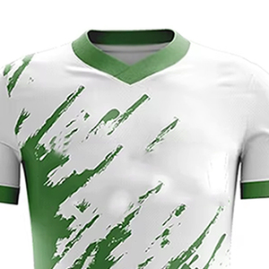 Venta al por mayor 100% poliéster hombres camisetas de fútbol personalizado deportes uniformes conjuntos para fútbol transpirable simple y técnicas de sublimación - Product Image 5