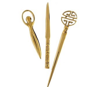 Nouvel arrivage Vente en gros de ouvre-lettres vintage en laiton et métal facile à transporter ouvre-lettres classique bon marché pour la maison et le bureau - Product Image 3