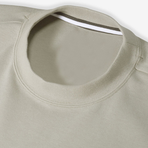 Men's Oversized Plus Size Cotton Fleece T-Shirt Customizable Streetwear Design Breathable <b>Drop</b> Shoulder Best Quality T Shirts - Product Image 4