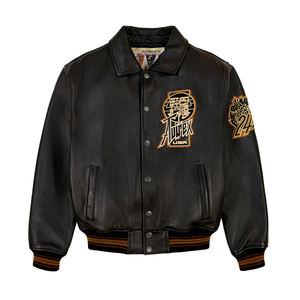 Chaqueta universitaria personalizada para hombre, fabricante OEM, lana y piel sintética, estilo de béisbol clásico con parches de chenilla, pedidos al por mayor - Product Image 1