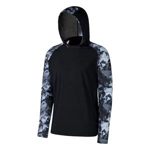 Nueva llegada de manga larga de pesca al aire libre chaqueta personalizada ligera transpirable pesca sudaderas con capucha para la venta - Product Image 5