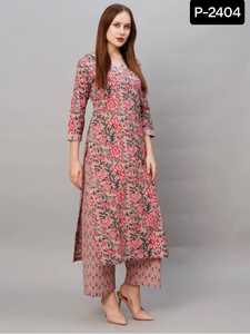 เสื้อผ้าฝ้ายพิมพ์ลายดิจิทัลสำหรับผู้หญิงผ้าอินเดีย - Product Image 5