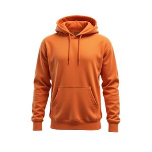 Sweat à capuche zippé unisexe en molleton bouclette de haute qualité pour homme, bleu, hiver, coupe ample, anti-rétrécissement, style boxy - Product Image 1