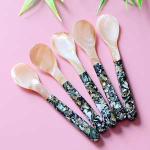 Directement du fabricant Cuillères en nacre de qualité supérieure fabriquées à la main pour une cuisine raffinée Commandes en gros directes personnalisées élégantes - Product Image 2