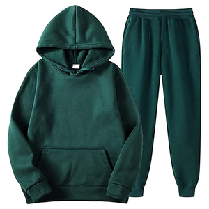 Chándal de hombre de 2 piezas con capucha conjuntos de chándal Casual Jogging trajes atléticos - Product Image 6