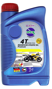 น้ำมันเครื่อง Apex 1L 4T สำหรับรถจักรยานยนต์ สูตรพรีเมียมขั้นสูง พร้อมการปกป้องสามชั้นเพื่อประสิทธิภาพสูงสุด ระยะเวลาการใช้งาน 5 ปี (UAE) - Product Image 2