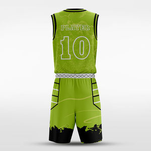 Vente en gros d'uniformes de basket-ball personnalisés à séchage rapide, vêtements de sport respirants à sublimation complète, vêtements de sport imprimés, tenue d'équipe - Product Image 6