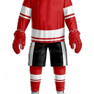 Uniforme de hockey sur glace à taux d'usine de haute qualité Nouveau design Vêtements de sport personnalisés Ensemble maillot et short d'entraînement d'équipe - Product Image 4