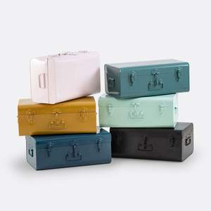 Boîte de rangement galvanisée écologique avec revêtement en poudre, adaptée à une organisation de stockage durable et à un design décoratif - Product Image 2