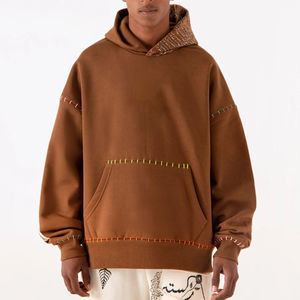 2025 llegada mujer Sudadera con capucha de gran tamaño 100% algodón Material suave cómodo holgado gota hombro Sudadera con capucha logotipo personalizado impresión - Product Image 6