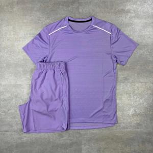 Wholesale Mens Summer 2Piece Sports <b>Set</b> Gym & Workout Fitness <b>TShirt</b> <b>Shorts</b> Lightweight Activewear for Running & Workout - Product Image 2