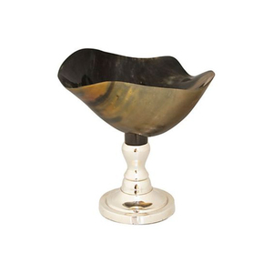 Bol de service en corne élégant avec un design unique fait à la main, parfait pour les repas de tous les jours, les occasions spéciales et l'affichage de la cuisine - Product Image 4