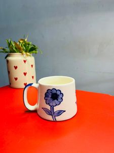 Tasse à café en céramique Tasse à fleurs créative pour bureau et maison Lave-vaisselle et micro-ondes Cadeau pour femme - Product Image 2