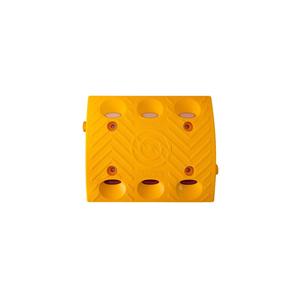 Dissuasoir de vitesse ovale pour la sécurité routière, durable, 33 x 30 x 4 cm, en caoutchouc et plastique, fabriqué en Turquie - Product Image 2