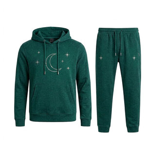 Premium Fashion Rhinestone <b>Tracksuit</b> For Men Soft Comfortable Relaxed Fit Stylish Street Wear And Casual Party Outfit - Product Image 1