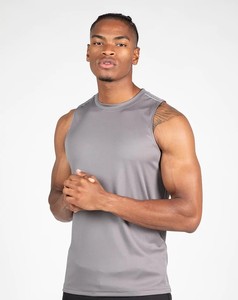 เสื้อกล้ามใส่สบายสำหรับผู้ชายเสื้อกล้ามใส่ออกกำลังกายเล่นกีฬาทำจากโพลีเอสเตอร์ฟิตวิ่งโลโก้ได้ตามต้องการ - Product Image 1