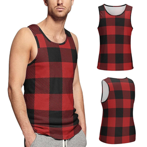 Gym Tank <b>Top</b> Custom Logo Knitted Cotton Men Breathable Workout Fitness Comfortable V-neck <b>High</b> Street Style OEM Service - Product Image 6