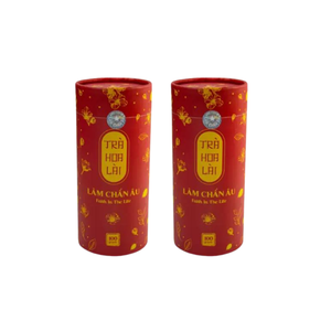 Thé au jasmin (boîte rouge) feuille de thé prix compétitif goût unique utilisé comme cadeau HACCP OEM/ ODM fabriqué au Vietnam en gros - Product Image 1