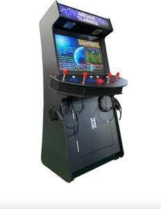 Machine d'arcade verticale de qualité commerciale, 2 joueurs, 4500 jeux, écran 32 pouces, noir, avec 2 pistolets de tir - Product Image 2