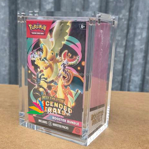 RAYYI Nouvelle Vitrine Acrylique Magnétique UV <span class=keywords><strong>Grande</strong></span> Taille Premium pour <span class=keywords><strong>Booster</strong></span> Pack Pokémon Ascended Heroes 2026 - Product Image 3