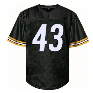 Camiseta de Fútbol Americano con Diseño Nuevo 2025, 100% Poliéster, Camisetas de Fútbol Personalizadas, Transpirables, Impresión por Sublimación Corta - Product Image 1