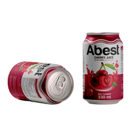 OEM ODM Abest Kersen Sap Laag Koolhydraat Alu Blik 330ml 24-pack Groothandel Drank met Vietnamese Smaak