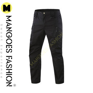 กางเกงคาร์โก้ผ้าคอร์ดูรอยหลายกระเป๋า เอวยางยืดแบบสั่งทำได้ ไซส์ใหญ่ ระบายอากาศได้ดี เหมาะสำหรับงานก่อสร้าง ทนทาน สไตล์สตรีทแฟชั่นสำหรับผู้ชาย - Product Image 6