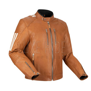 Vestes en cuir de haute qualité engrenages de protection vestes en cuir de moto vestes en cuir de course de moto respirantes - Product Image 1