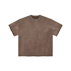 Ensemble short d'été deux pièces en coton de haute qualité pour hommes coupe ample taille élastique vente en gros OEM grande taille vêtements de plein air décontractés - Product Image 2