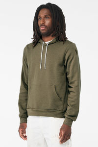 Nouveaux sweats à capuche Bella Canvas en polaire 100% coton, pull à capuche personnalisé avec logo brodé, impression numérique d'hiver, unisexe - Product Image 3